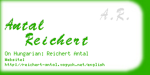 antal reichert business card